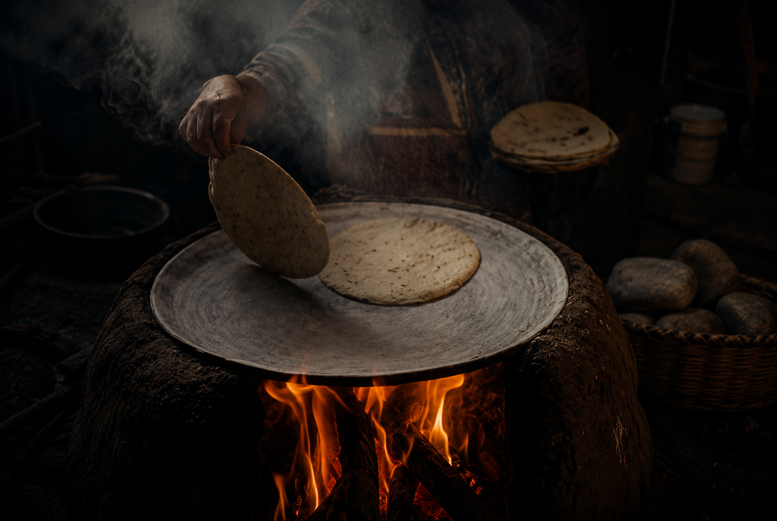 Manos trabajando la masa